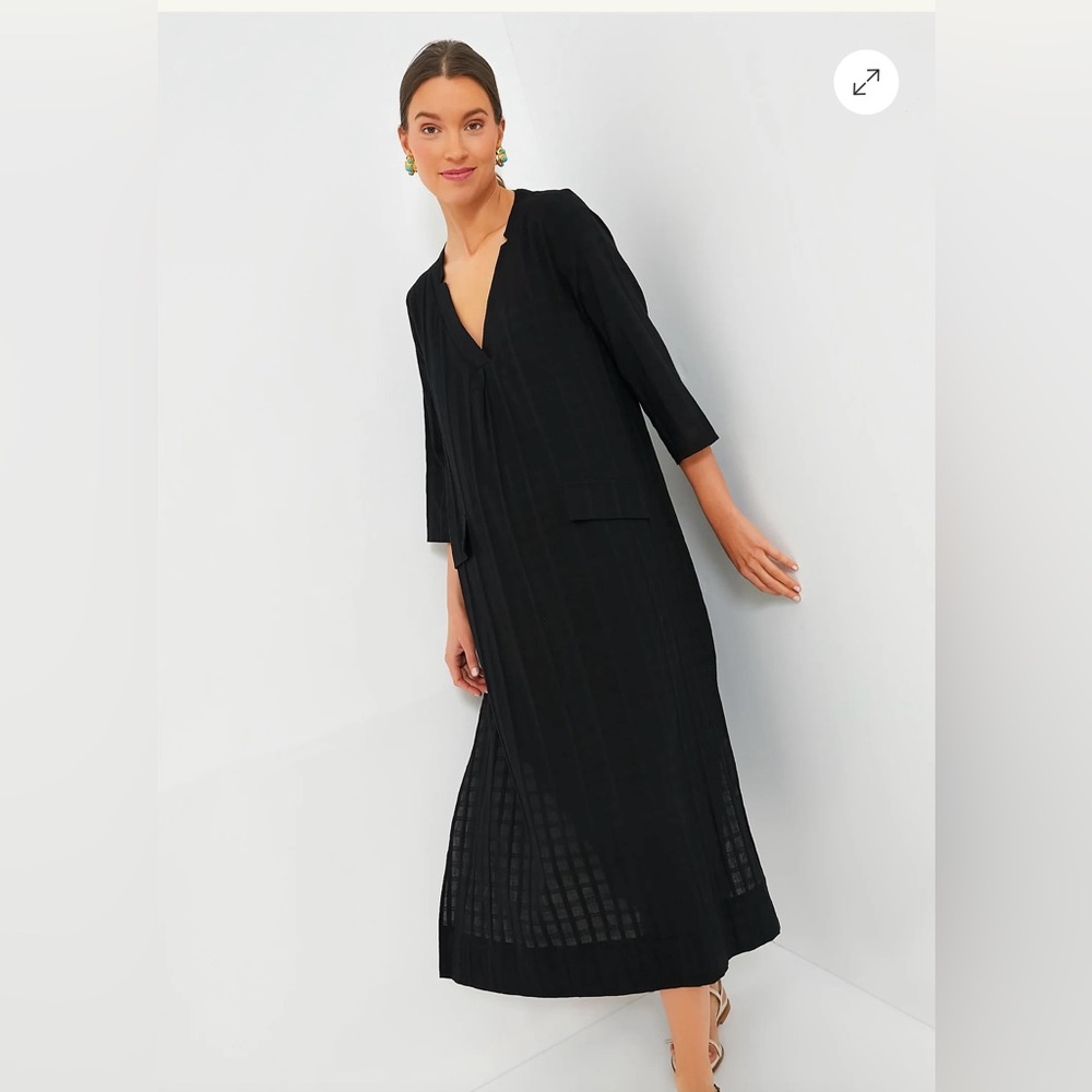 Pomander Place (Tuckernuck) - Black Carolina Caftan XXL